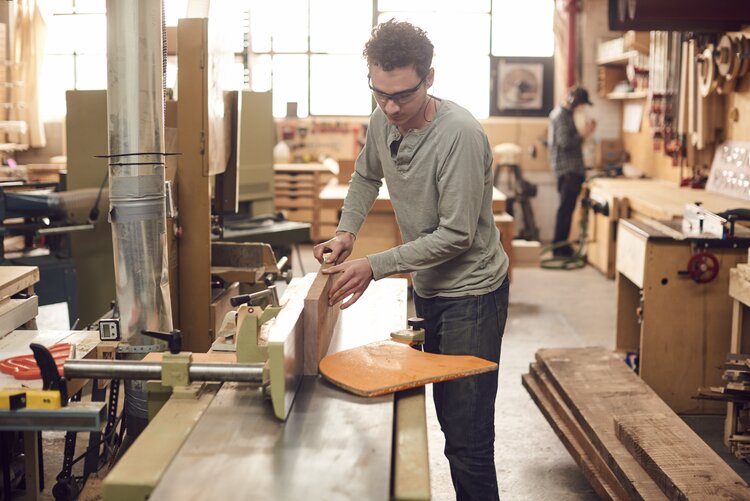 Bryce in the shop